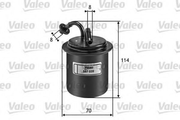 VALEO 587039 Fuel filter